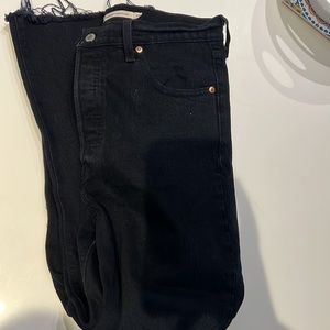 Levis Ribcage Crop flare